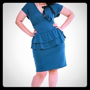 Torrid Gorgeous Peplum Dress Size 20